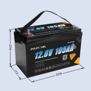 batería de litio 12.8V 105Ah 12V 100Ah Polinovel BL12100