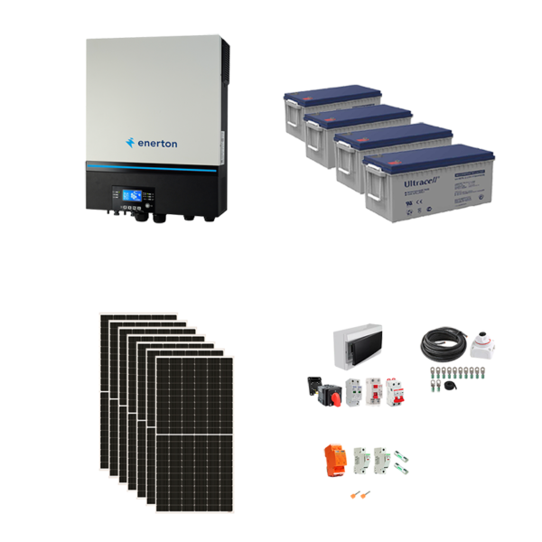 kit solar axpert MAX 7200 ultracell gel