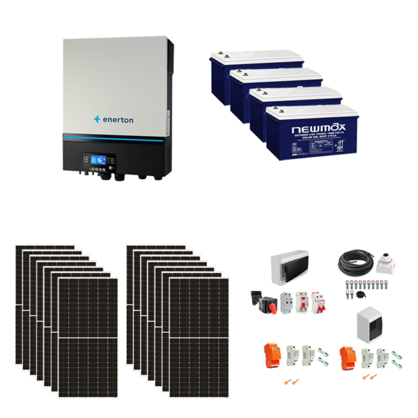 kit solar axpert MAX 7200 newmax gel