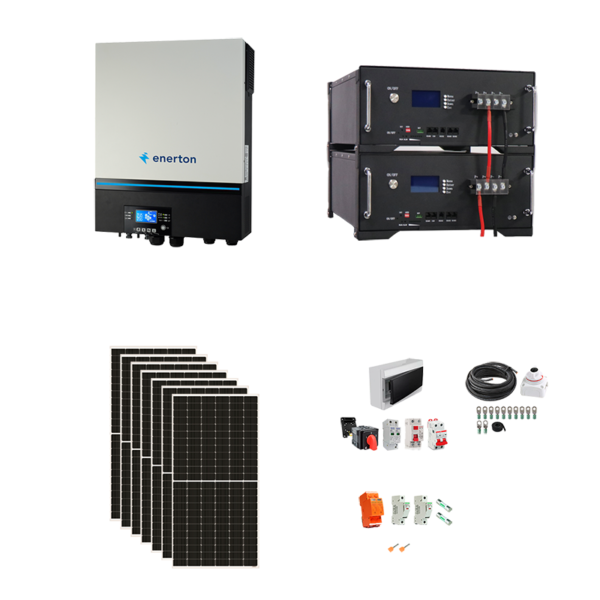 kit solar axpert MAX 7200 litio rack