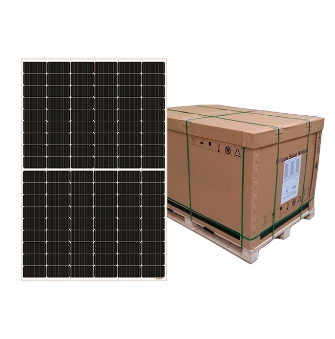 Panel solar monocristalino celda partida Amerisolar 410Wp AS-7M108-HC. Pallet cerrado de 36 unidades 1 Panel solar monocristalino celda partida Amerisolar 410Wp AS-7M108-HC. Pallet cerrado de 36 unidades